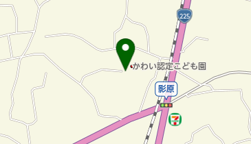 かわい認定こども園の地図画像