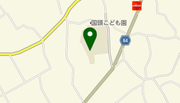 和泊町立国頭幼稚園の地図画像