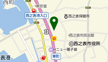 西之表幼稚園の地図画像