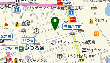 鹿児島中央看護専門学校3年課程看護科の地図画像