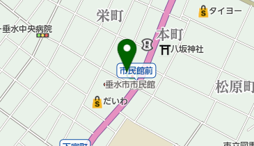 慈恩保育園の地図画像