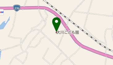 幼保連携型認定こども園大川こども園の地図画像