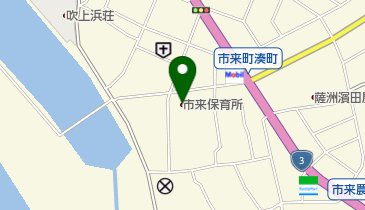 市来保育園の地図画像