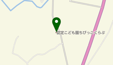 認定こども園ちびっこくらぶの地図画像
