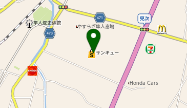 サンキュー隼人店の地図画像