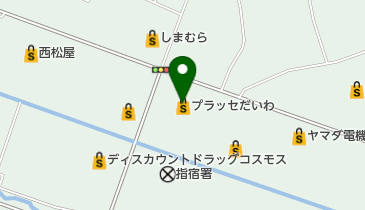 プラッセだいわ指宿店の地図画像