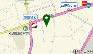 マックスバリュ西原店の地図画像