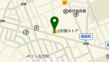 山形屋ストア城西店の地図画像