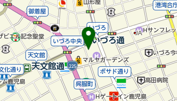 スーパーハルタいづろ店の地図画像
