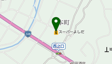 スーパーよしだ西ノ口店の地図画像