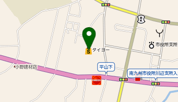 タイヨー川辺店の地図画像