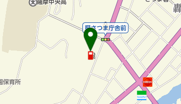 A・コープさつま店の地図画像