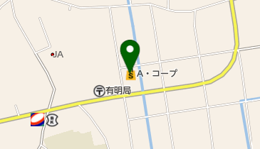 A・コープあおぞら店の地図画像