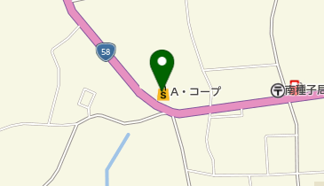 A・コープ南種子店の地図画像
