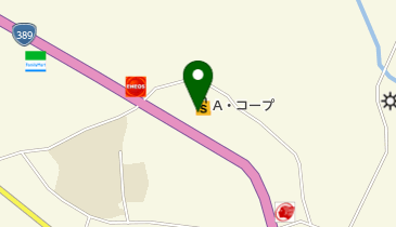 A・コープ三笠店の地図画像