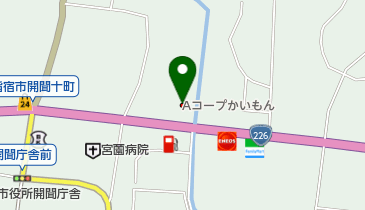 A・コープかいもん店の地図画像