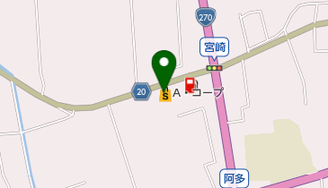 A・コープ阿多店の地図画像