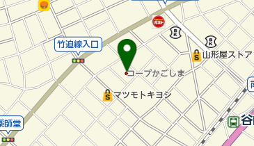 コープ谷山店の地図画像