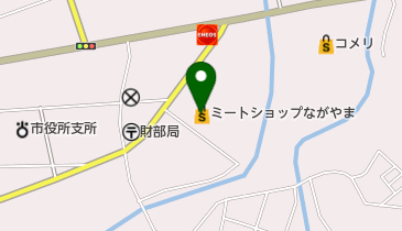 ミートショップながやま財部店の地図画像