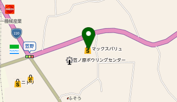 マックスバリュ笠之原店の地図画像