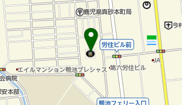 ニシムタスカイマーケット鴨池店の地図画像