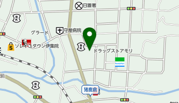 ドラッグストアモリ伊集院店の地図画像