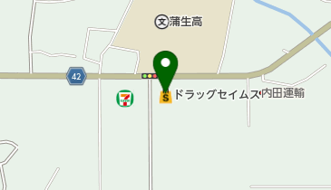 ドラッグセイムス蒲生店の地図画像