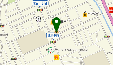 マツモトキヨシ原良店の地図画像