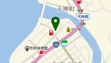 マツモトキヨシ西之表店の地図画像
