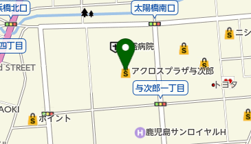 アクロスプラザ与次郎の地図画像