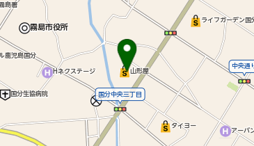 ミキハウスきりしま国分山形屋店の地図画像