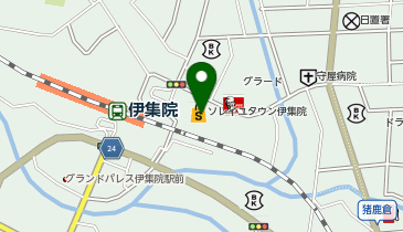 ハニーズ伊集院店の地図画像