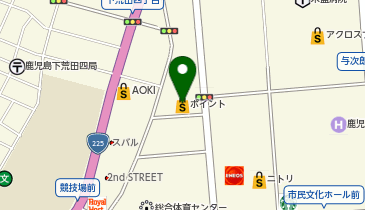 ポイント鹿児島与次郎店の地図画像