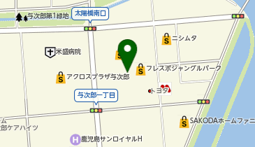 アルペンアウトドアーズフレスポジャングルパーク店の地図画像