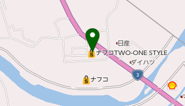 ナフコツーワンスタイル川内店の地図画像