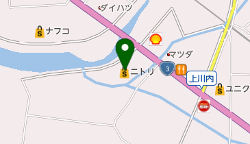 ニトリ薩摩川内店の地図画像