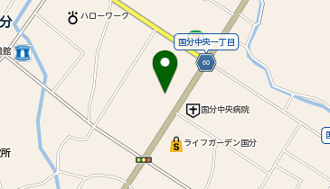 ブックオフ鹿児島国分店の地図画像