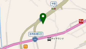 ダイソーコープ志布志店の地図画像