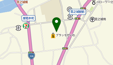 100円ショップ大和宮之城店の地図画像