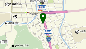 auショップ名瀬の地図画像