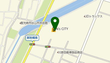 auショップN&rsquo;sCITY谷山の地図画像