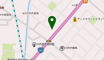 auショップ川内中郷の地図画像