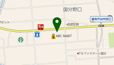 auショップ国分西の地図画像
