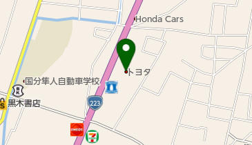 鹿児島トヨタ自動車霧島店の地図画像