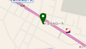 トヨタカローラ鹿児島国分店の地図画像