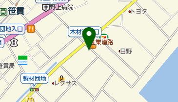 トヨタカローラ鹿児島オレンジテラス東開の地図画像