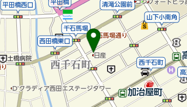 鹿児島日産西千石店の地図画像