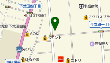 Honda Cars鹿児島与次郎店の地図画像