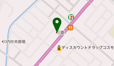 北鹿児島三菱自動車販売川内本店の地図画像