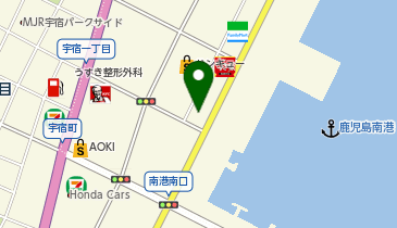 ガリバーLIBERALA鹿児島の地図画像